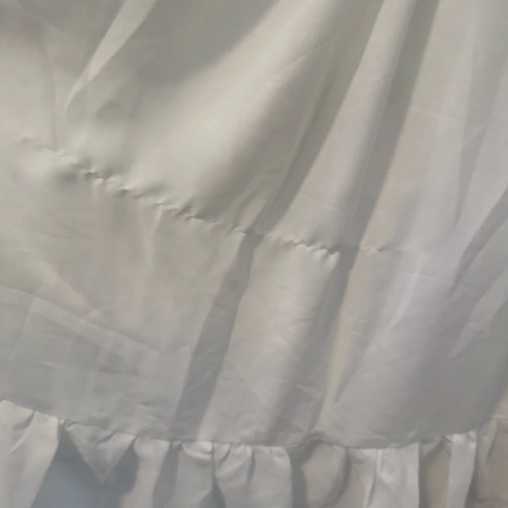 White Dress Size M New With Tags #Lux-G - Picture 3 of 5